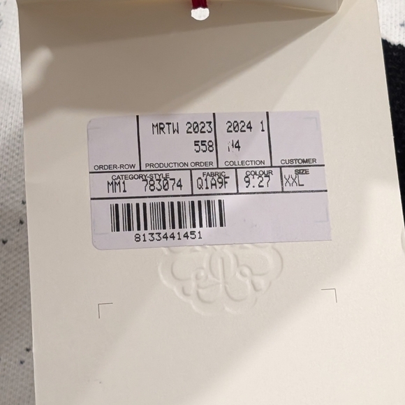 $1690 Mens Alexander McQueen Fold Skull Jacquard Sweater Black/White 2XL - Picture 6 of 7